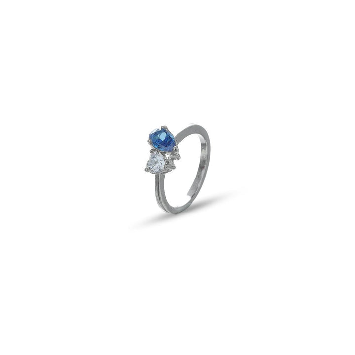 Silver Ocean Heart Ring - tassyasilver.com