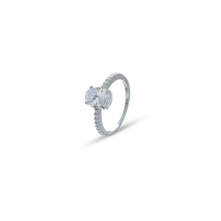 Silver Oval Spark Ring - tassyasilver.com