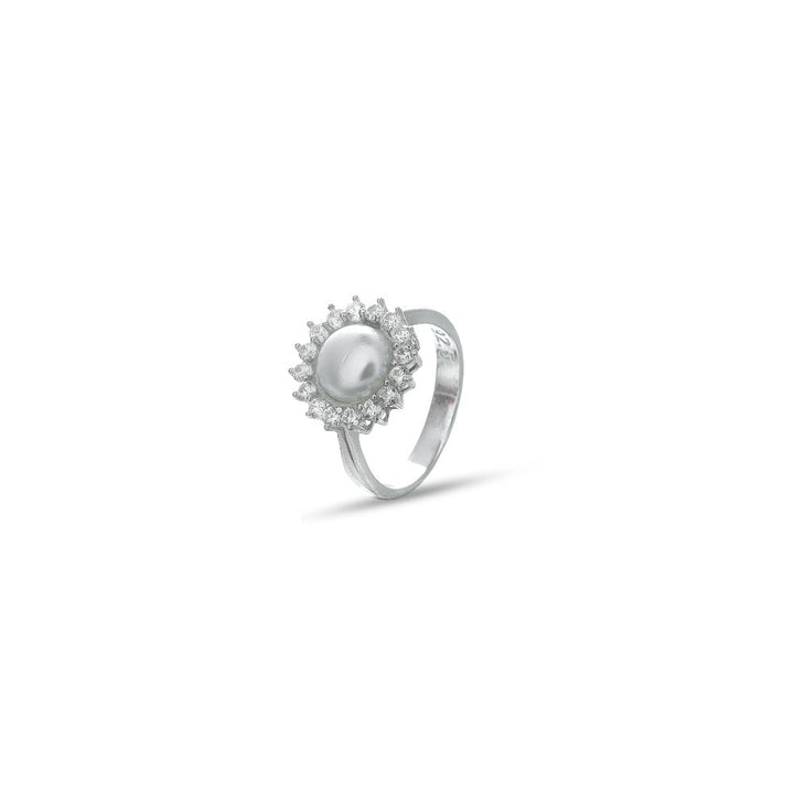 Silver Pearl Bloom Ring - tassyasilver.com