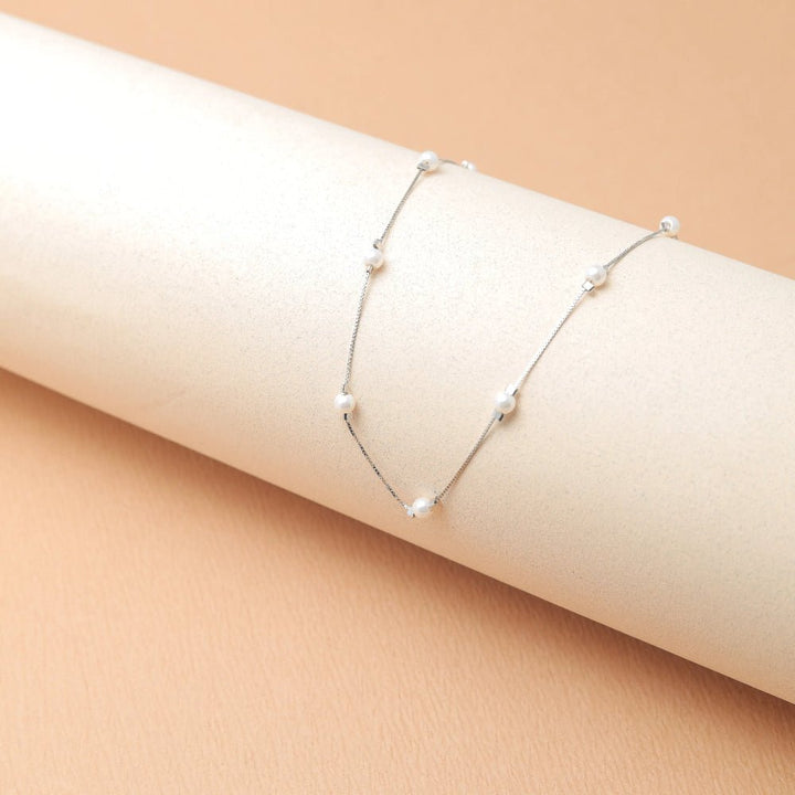 Silver Pearl Dusk Chain Pendant - tassyasilver.com