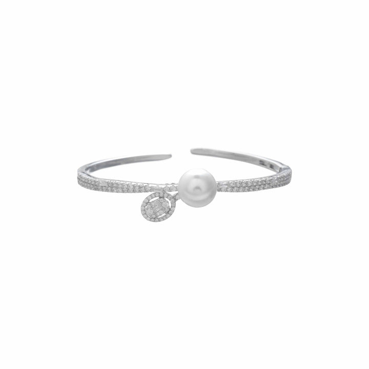 Silver Pearl Grace Cuff - tassyasilver.com