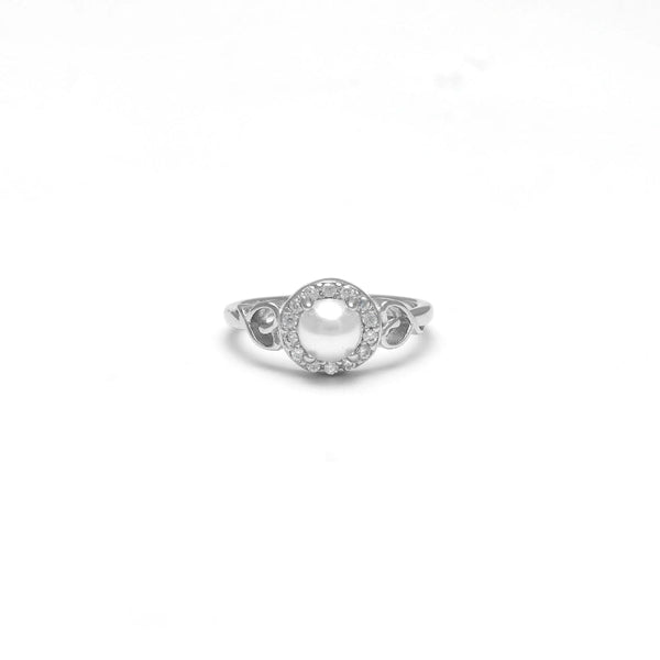 Silver Pearl Ring - tassyasilver.com