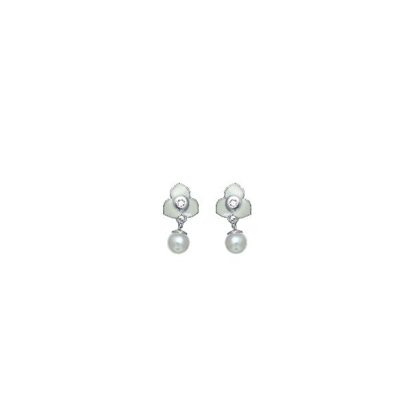 Silver Petal & Pearl Drops - tassyasilver.com