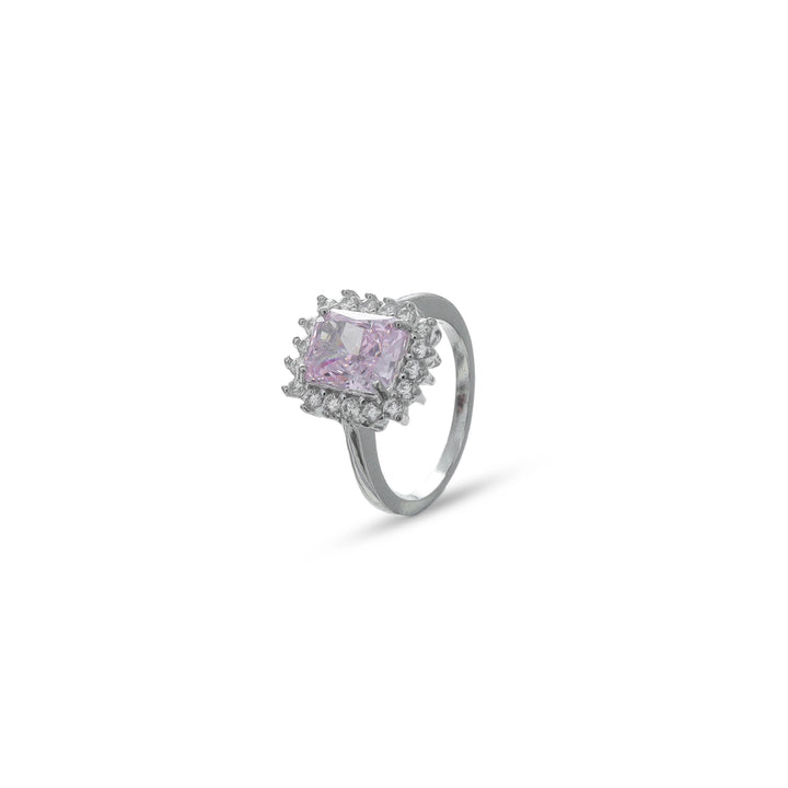 Silver Pink Glow Ring - tassyasilver.com