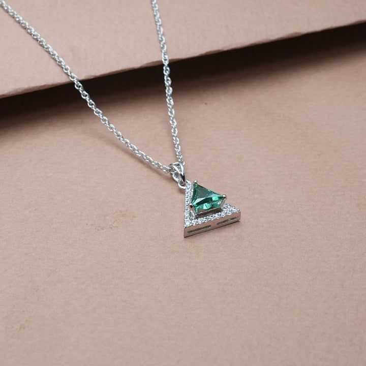 Silver Prism Spark Chain Pendant - tassyasilver.com