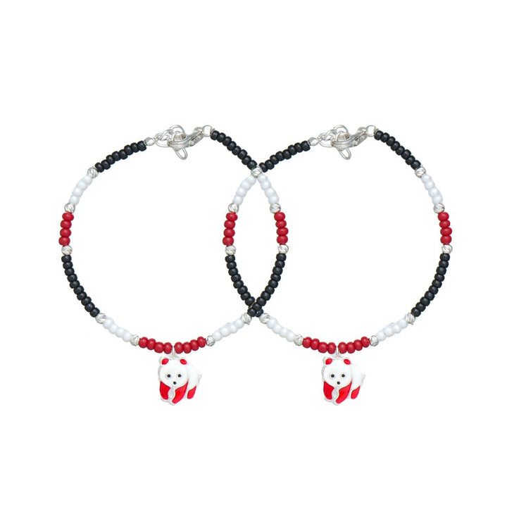 Silver Puppy Love Baby Bracelet - tassyasilver.com