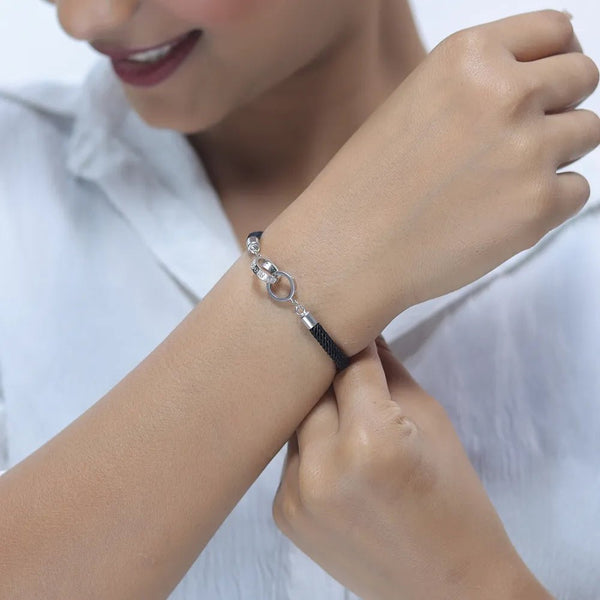 Tassya Silver Radiant Rope Link for women