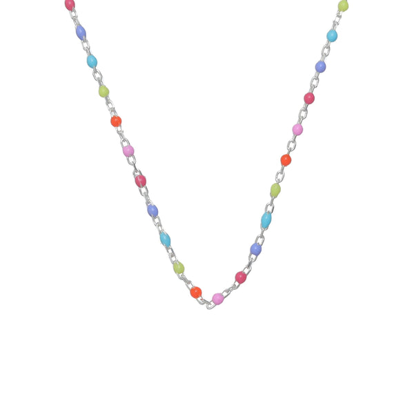925 Silver Rainbow Bead Pendant