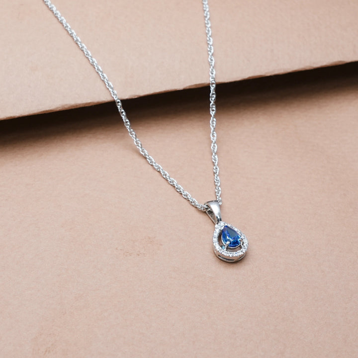 Silver Raindrop Radiance chain pendant - tassyasilver.com