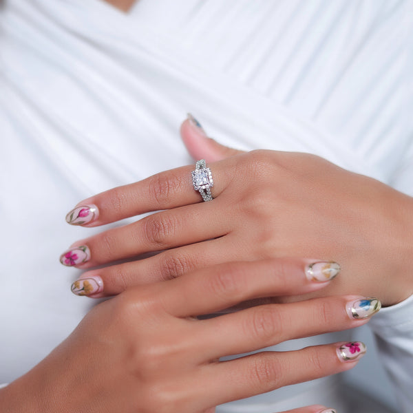 Silver Regal Spark Ring - tassyasilver.com