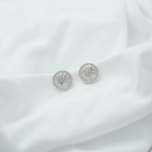925 Silver Rooted in Light Earrings