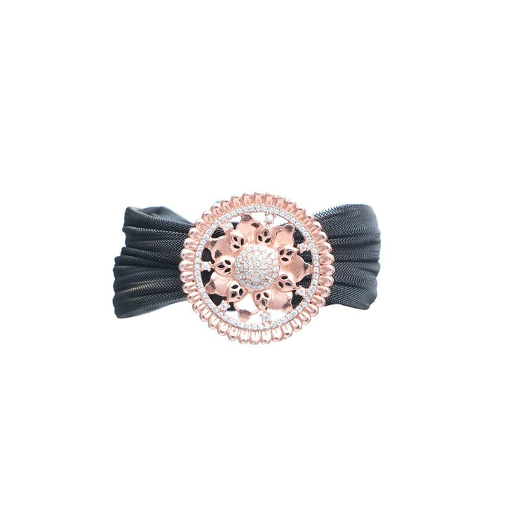 Silver Rosette Radiance Cuff - tassyasilver.com