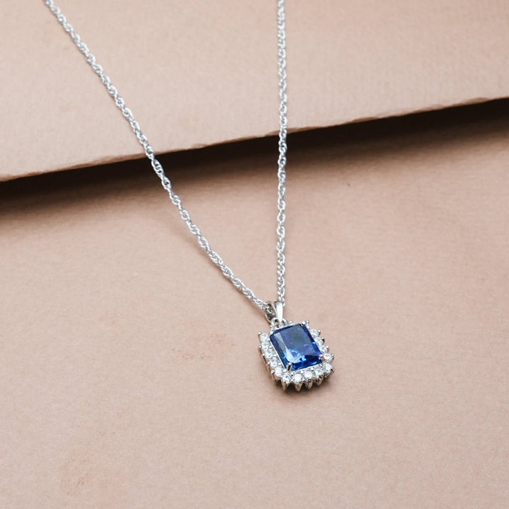 Silver Royal Radiance Chain Pendant - tassyasilver.com