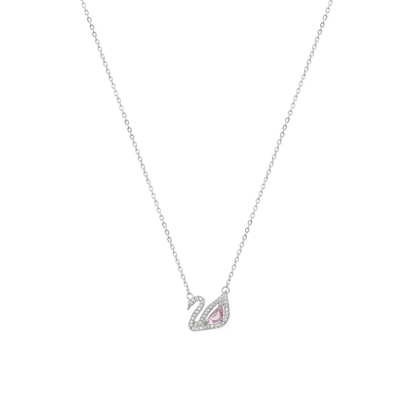 Silver Royal Swan Chain Pendant - tassyasilver.com