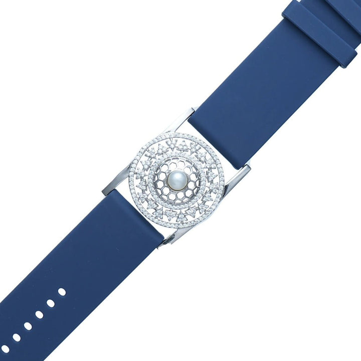 Silver Sapphire Lace Watch - tassyasilver.com