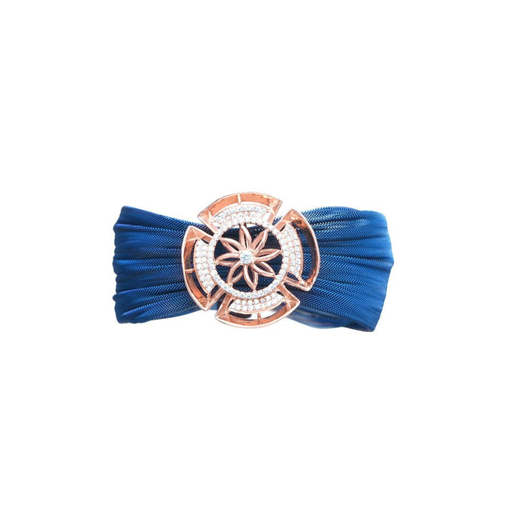 Silver Sapphire Orb Cuff - tassyasilver.com