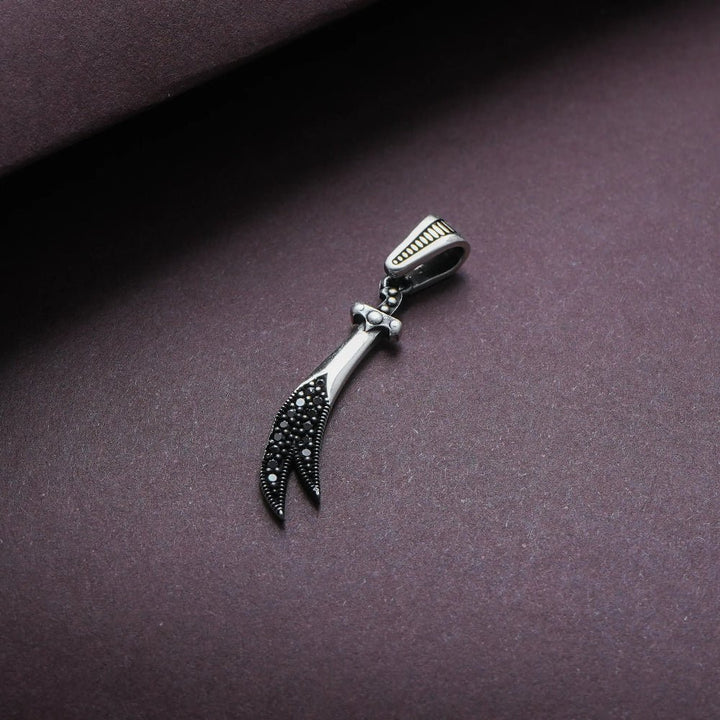 Silver Shadowfang Dagger Pendant - tassyasilver.com