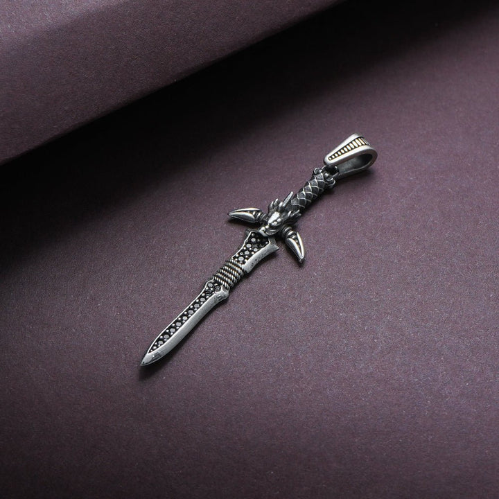 Silver Shadowfang Pendant - tassyasilver.com