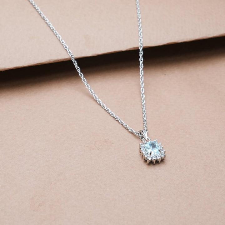 Silver Sky fire Glint Chain Pendant - tassyasilver.com