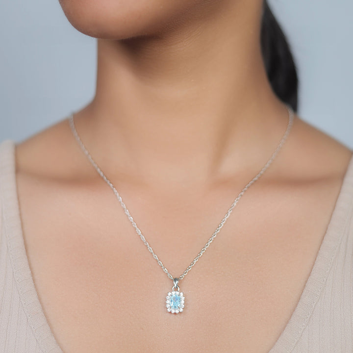 Silver Sky fire Glint Chain Pendant - tassyasilver.com
