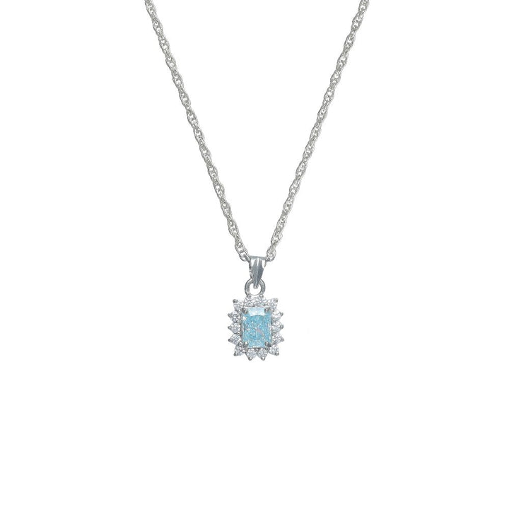 Silver Sky fire Glint Chain Pendant - tassyasilver.com