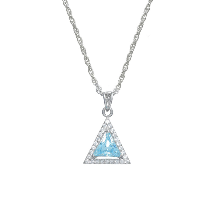 Silver Sky Prism Chain Pendant - tassyasilver.com