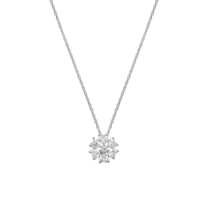 Silver Snowflake Spark Chain Pendant - tassyasilver.com