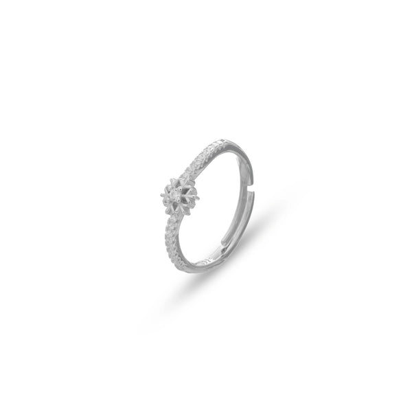 Tassya Silver Solara Bloom Ring in 925 sterling silver.