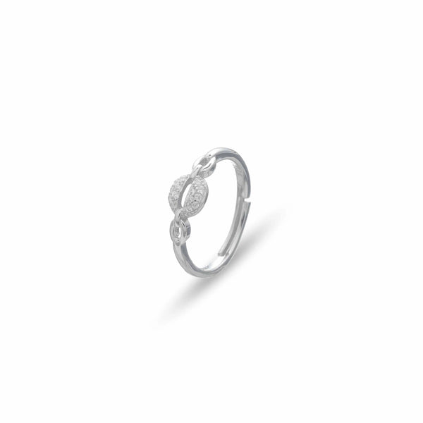 925 silver Spark Link ring – Tassya Silver