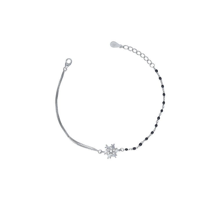 Silver Spark Mangalsutra Bracelet - tassyasilver.com