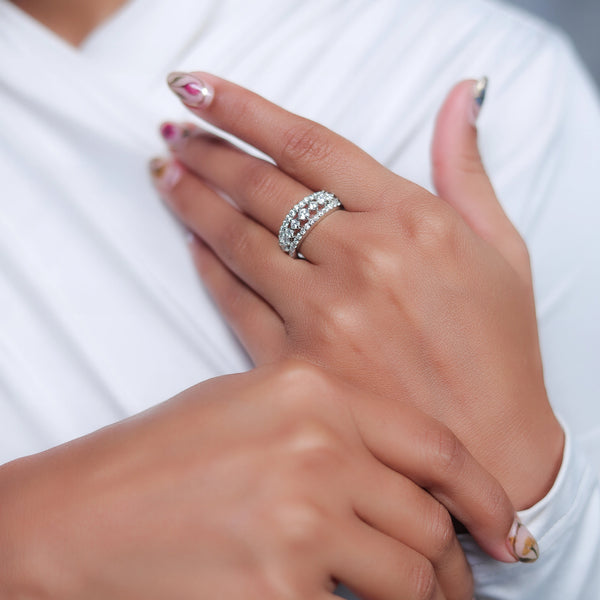 Silver Sparkle Band - tassyasilver.com