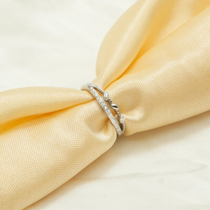 Silver Spiral Dew Ring - tassyasilver.com