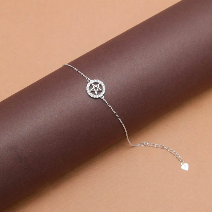 Silver Starlight Circle Bracelet - tassyasilver.com