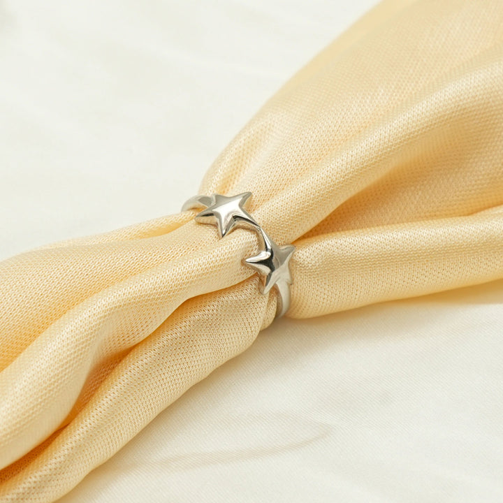 Silver Starlit Grace Ring - tassyasilver.com