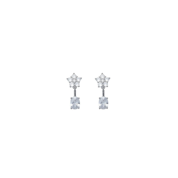 Silver Starlit Spark Earrings - tassyasilver.com