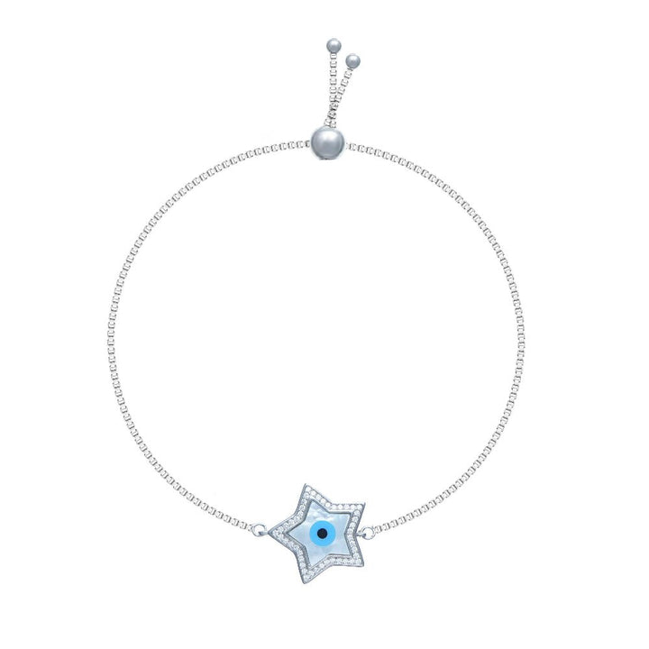 Silver Stellar Shield Bracelet - tassyasilver.com
