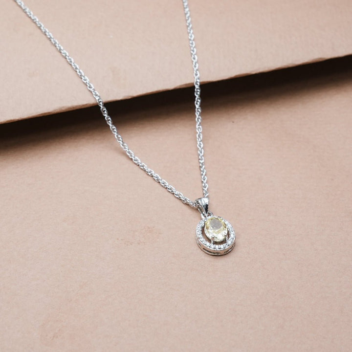 Silver Sunbeam Orbit Chain Pendant - tassyasilver.com