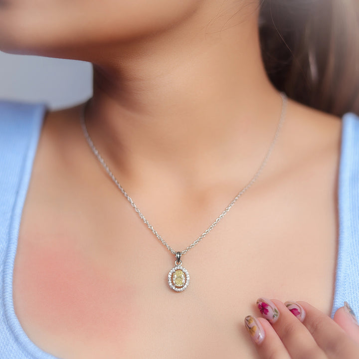 Silver Sunbeam Orbit Chain Pendant - tassyasilver.com