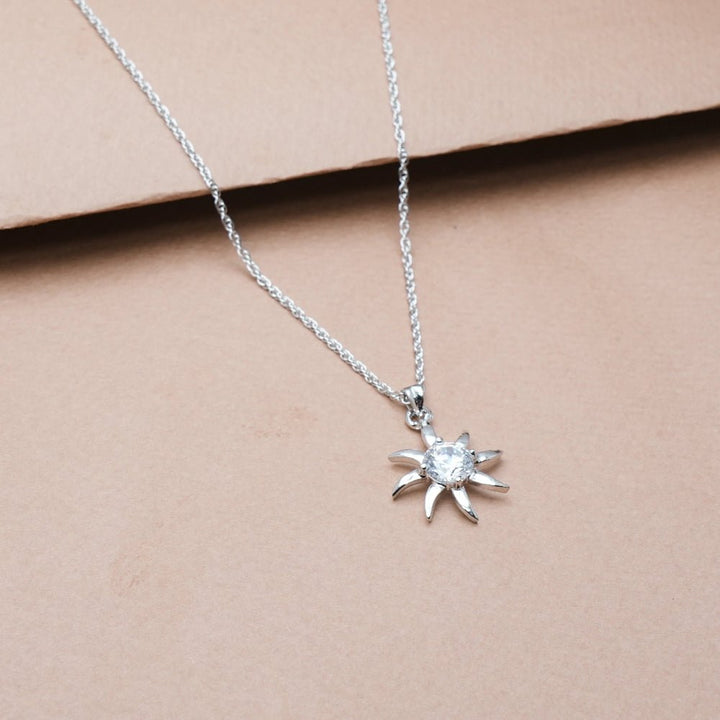 Silver Sunbeam Spark Pendant - tassyasilver.com