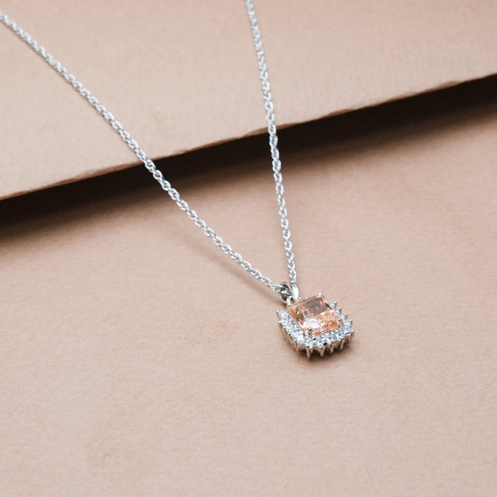 Silver Sunset Blaze Chain Pendant - tassyasilver.com