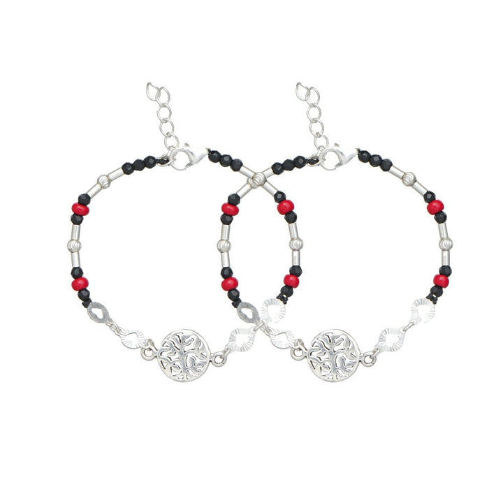 Silver Tree Motif Baby Bracelet - tassyasilver.com