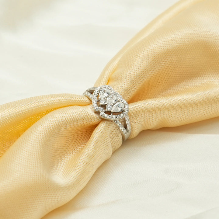 Silver Trilight Crown Ring - tassyasilver.com