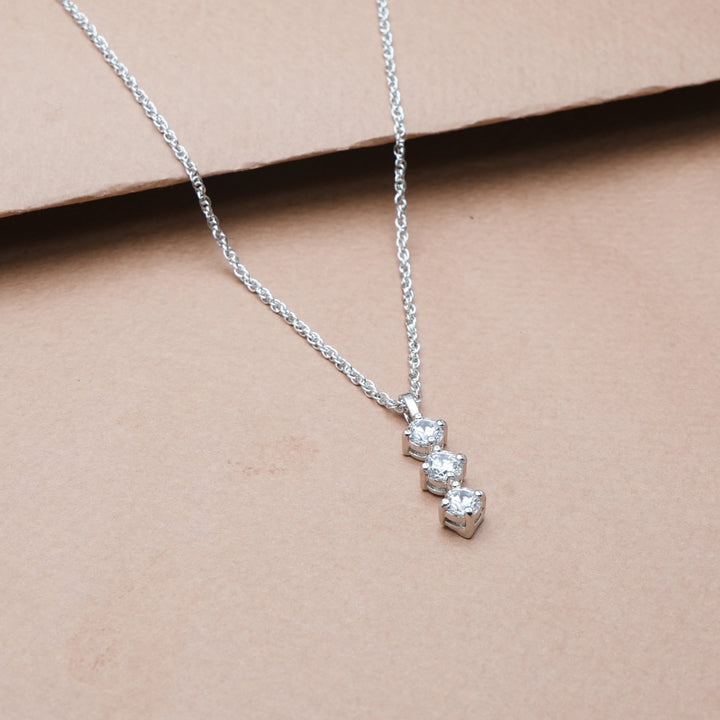 Silver Trine Spark Chain Pendant - tassyasilver.com