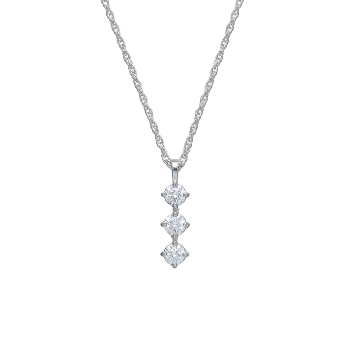 Silver Trine Spark Chain Pendant - tassyasilver.com