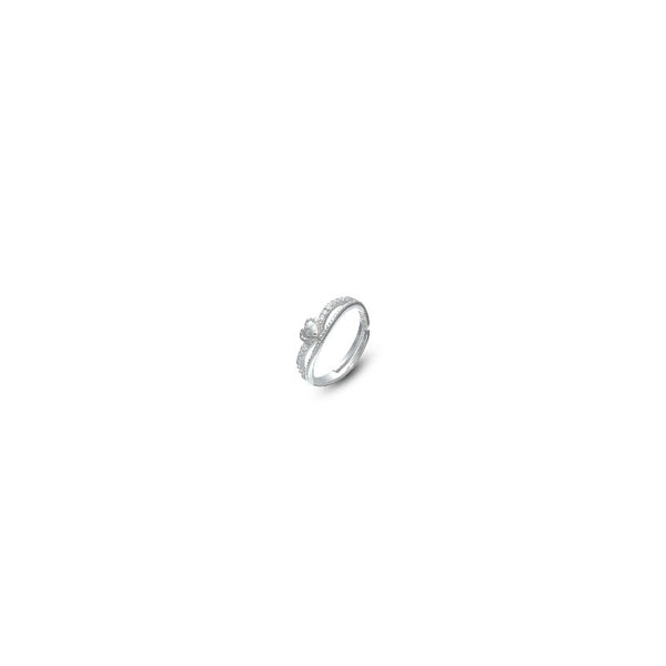925 Silver Twisted Spark Ring