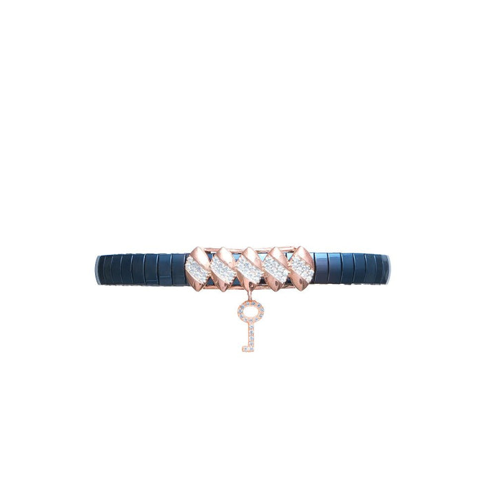 Silver Unlock Elegance Cuff - tassyasilver.com