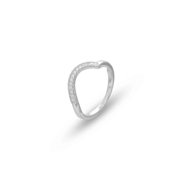 Silver Whisper Curve Ring - tassyasilver.com