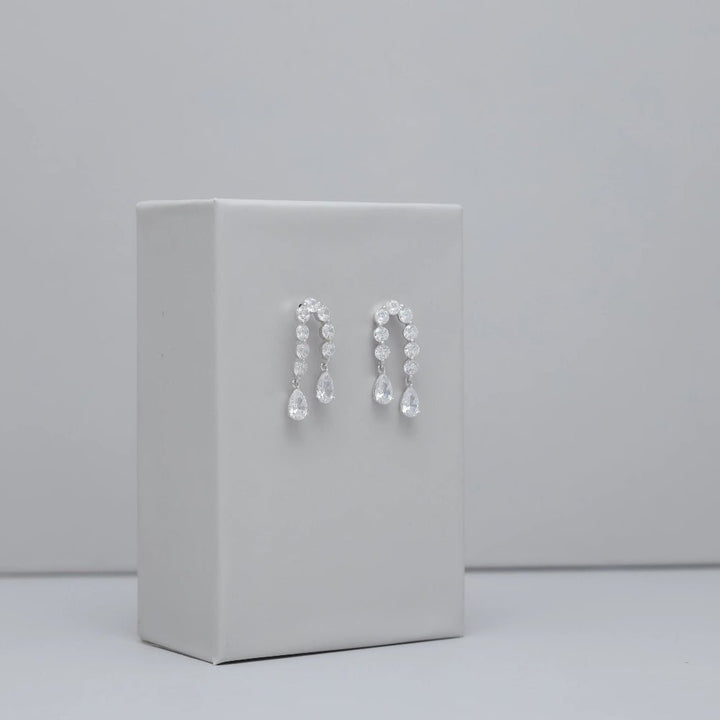 Sparkle Drop Earrings - tassyasilver.com