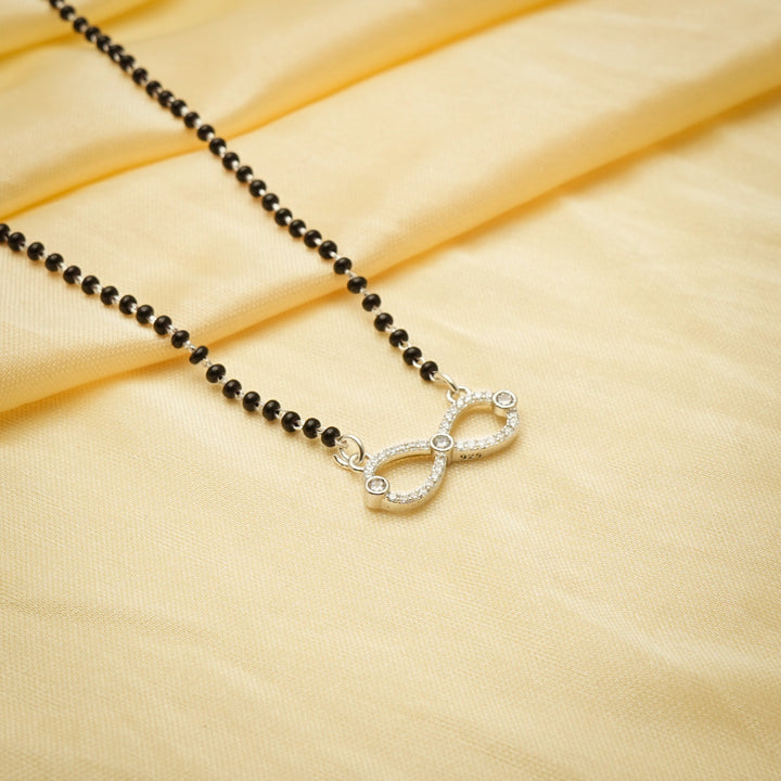 Sparkling Infinity Mangalsutra - tassyasilver.com