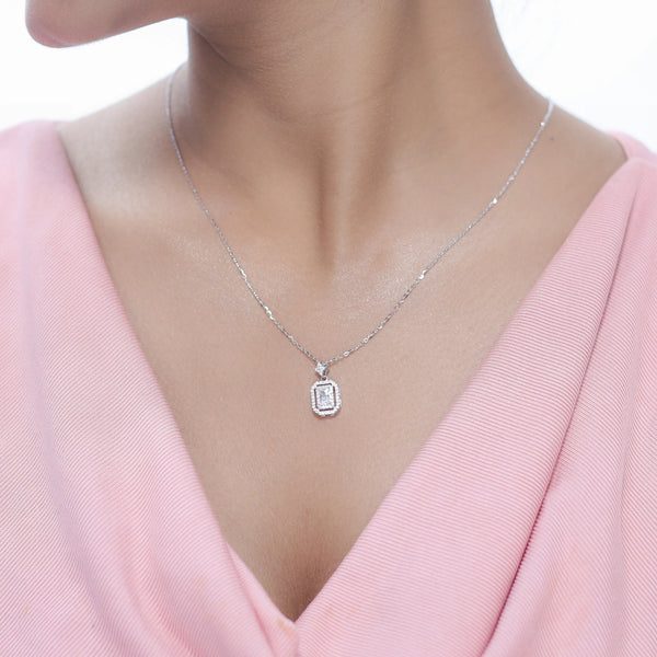 Tassya Silver Starlight Echo sterling silver chain pendant
